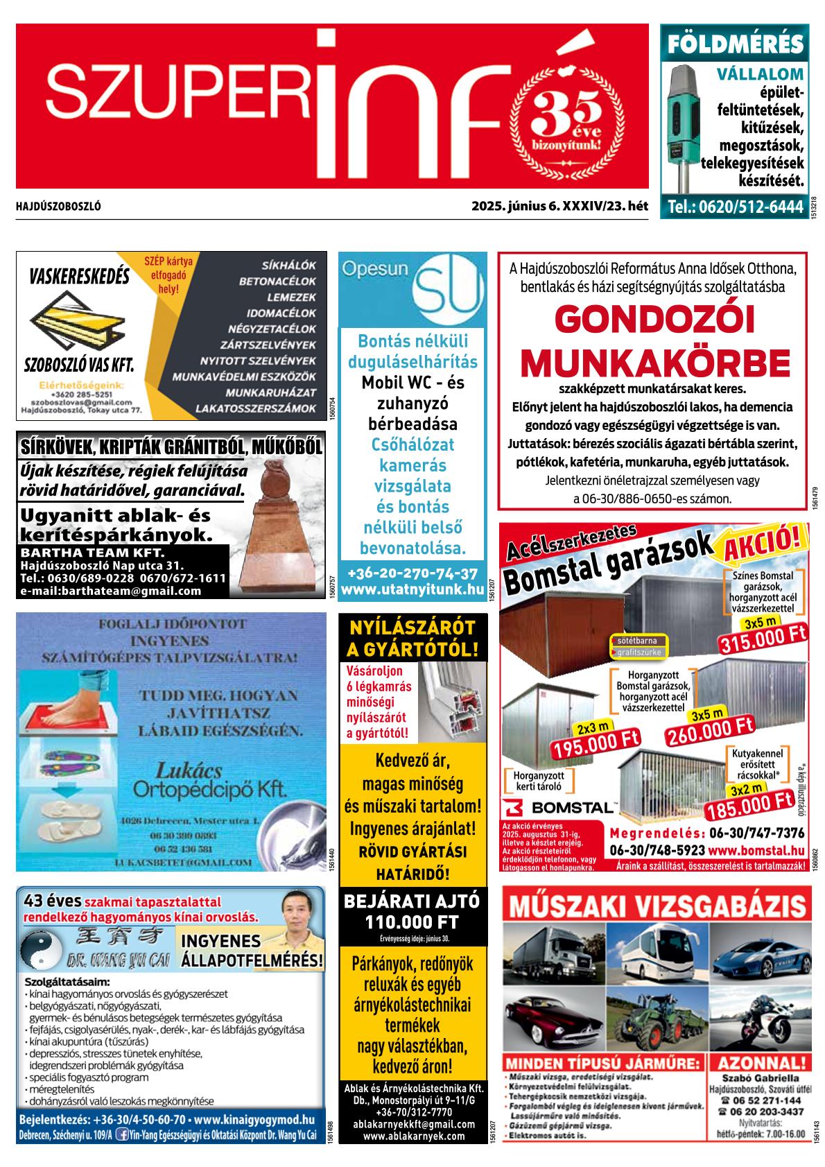 Hajdúszoboszló Szuperinfó