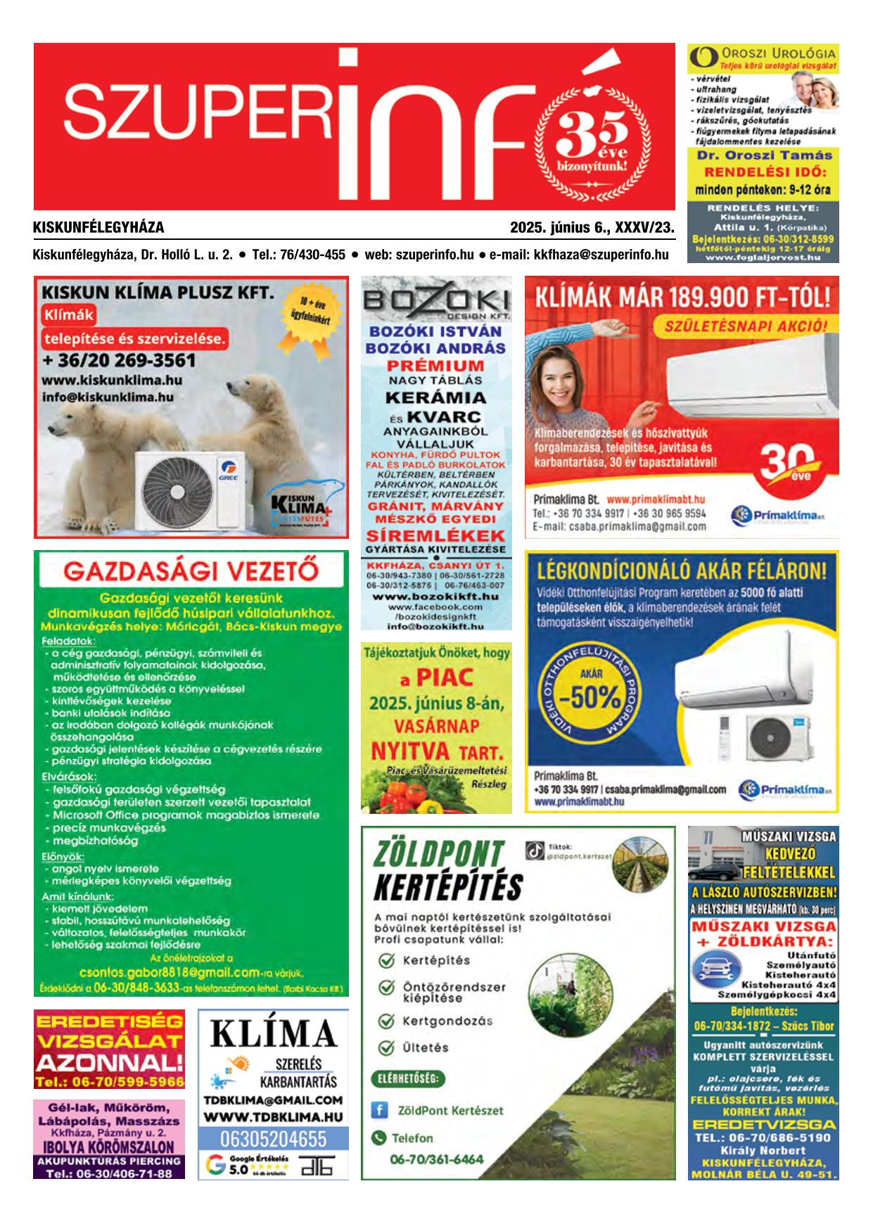 Kiskunfélegyháza Szuperinfó