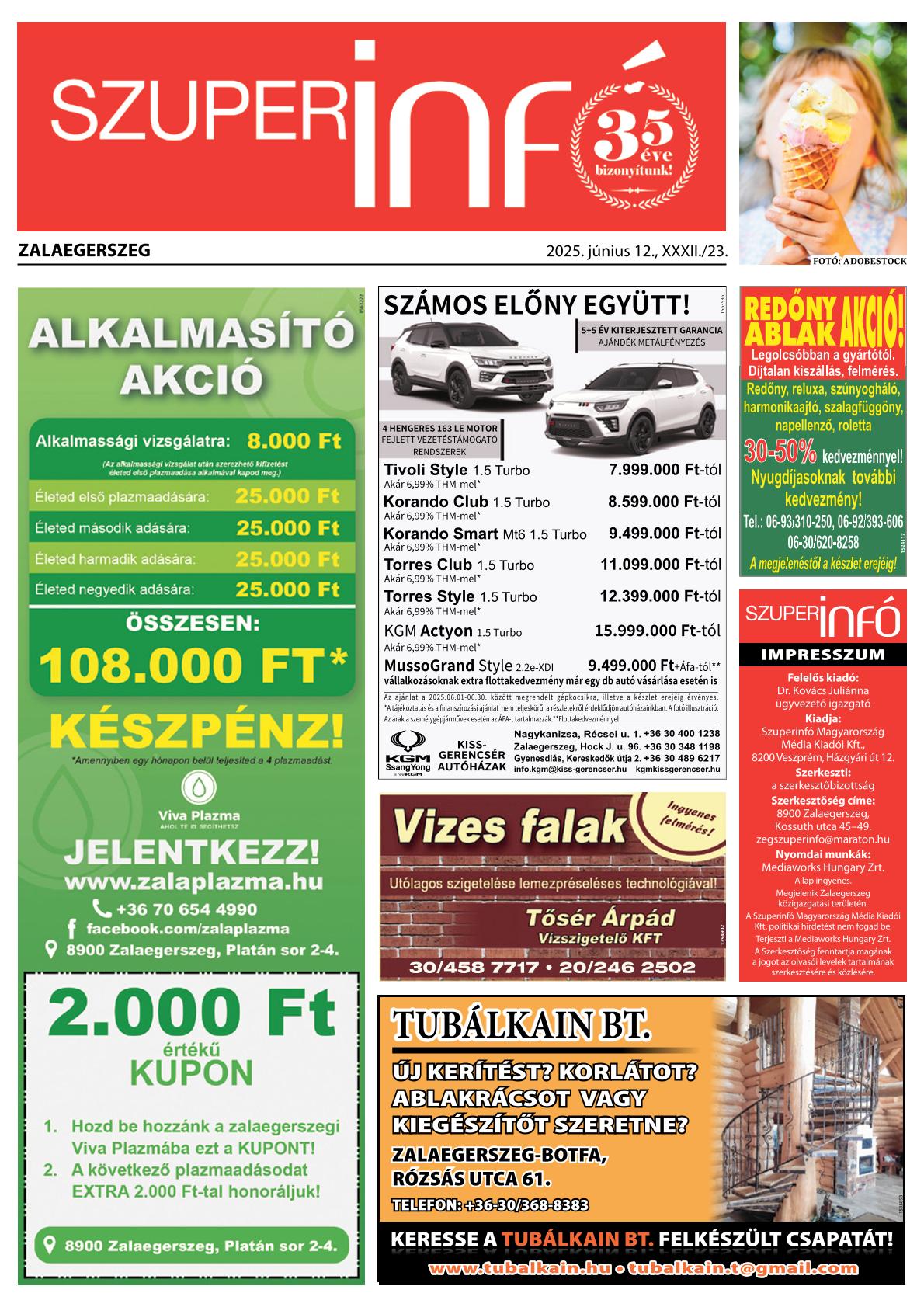 Zalaegerszeg Szuperinfó