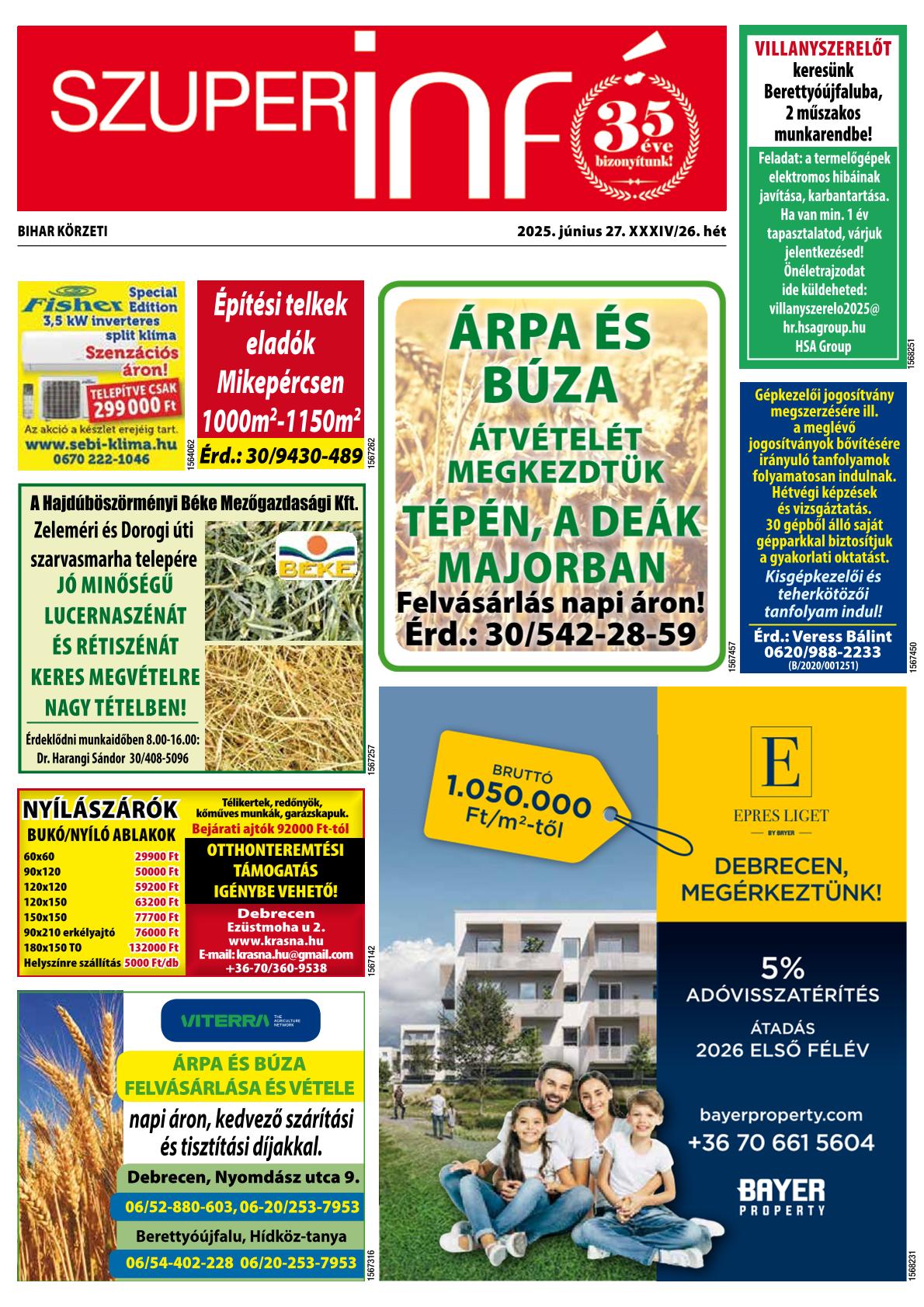 Bihar Körzeti Szuperinfó