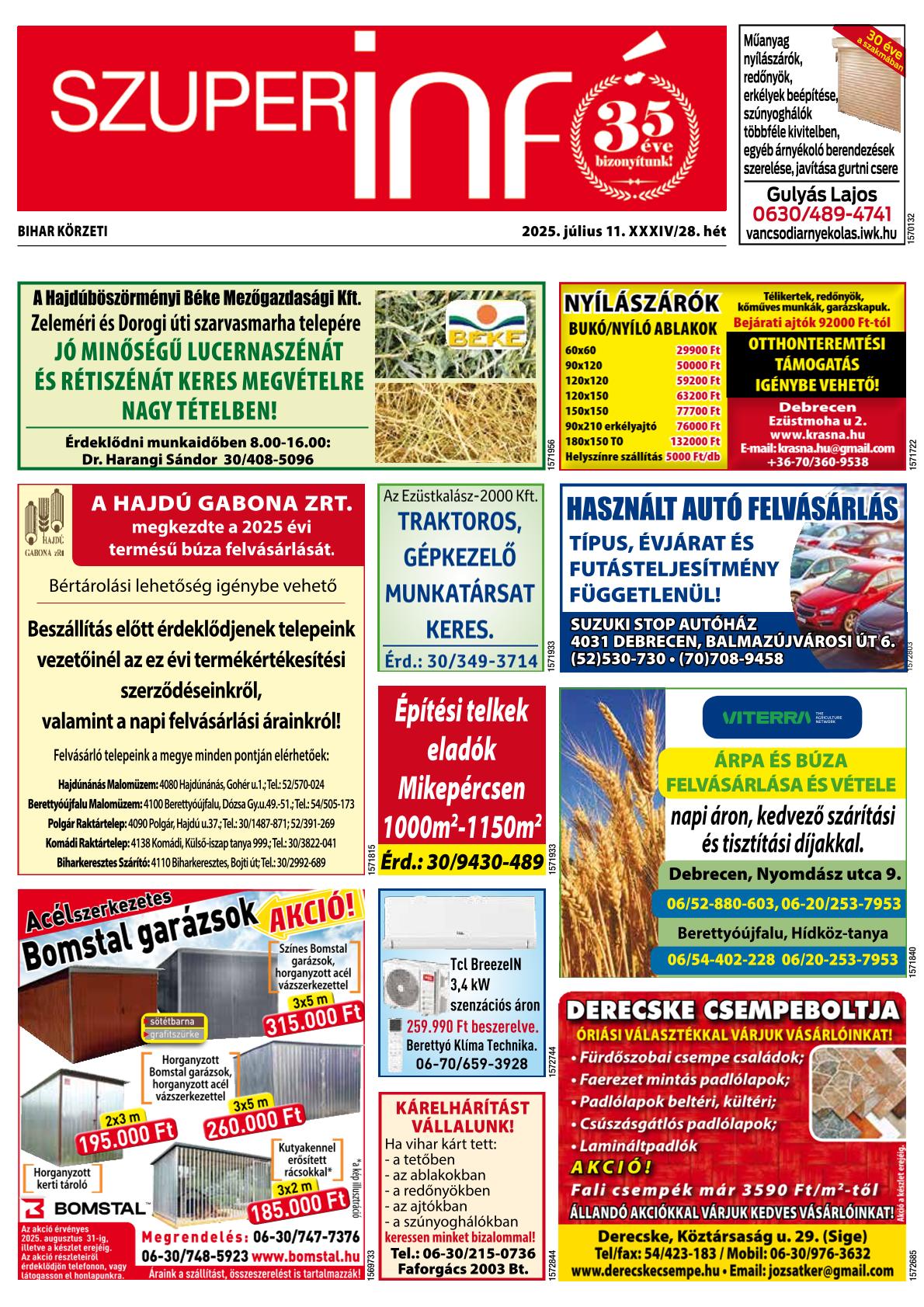 Bihar Körzeti Szuperinfó