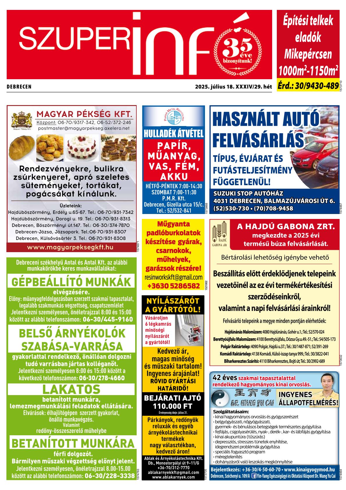 Debrecen Szuperinfó