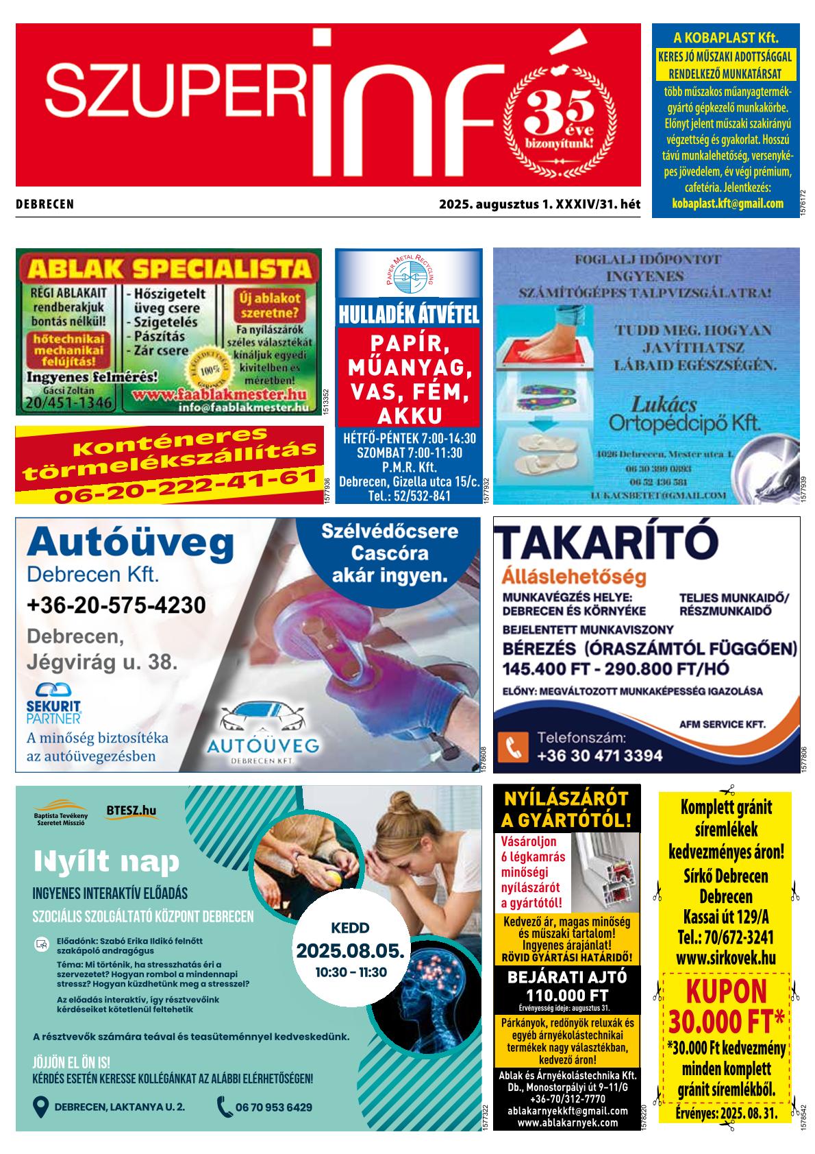 Debrecen Szuperinfó