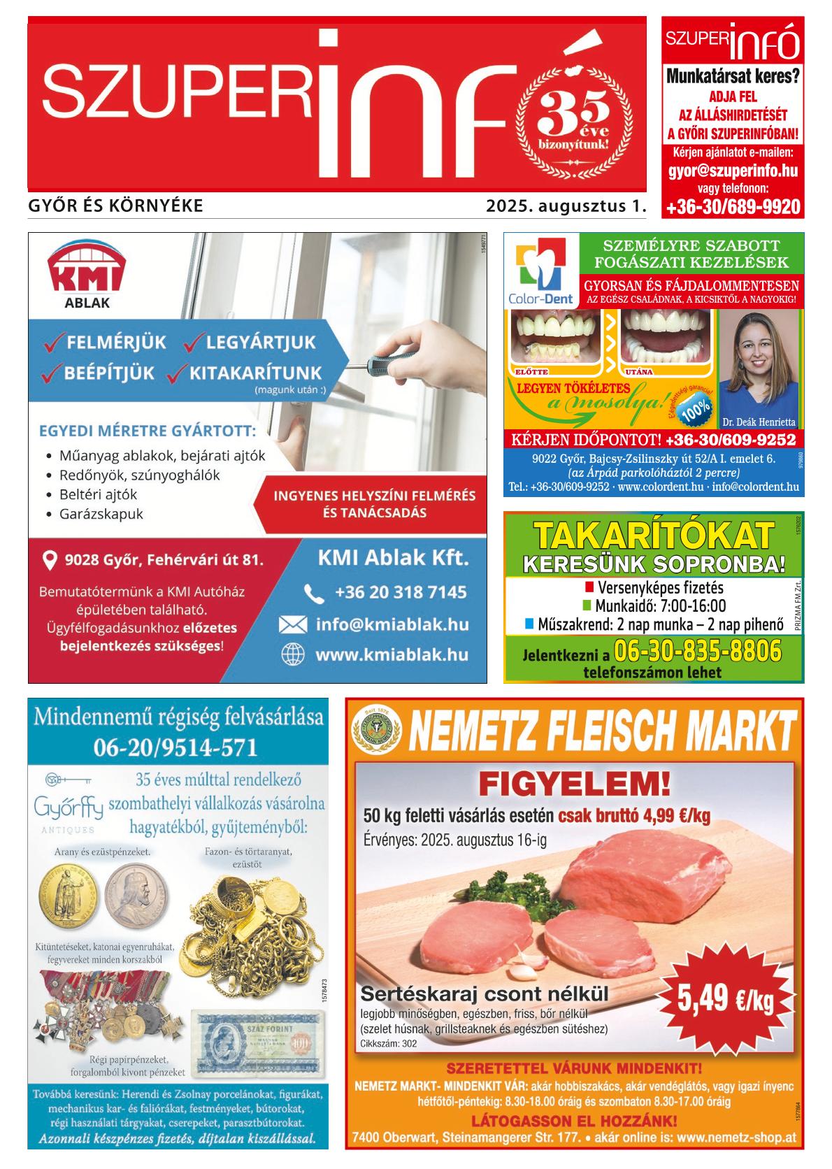Győr és Környéke Szuperinfó