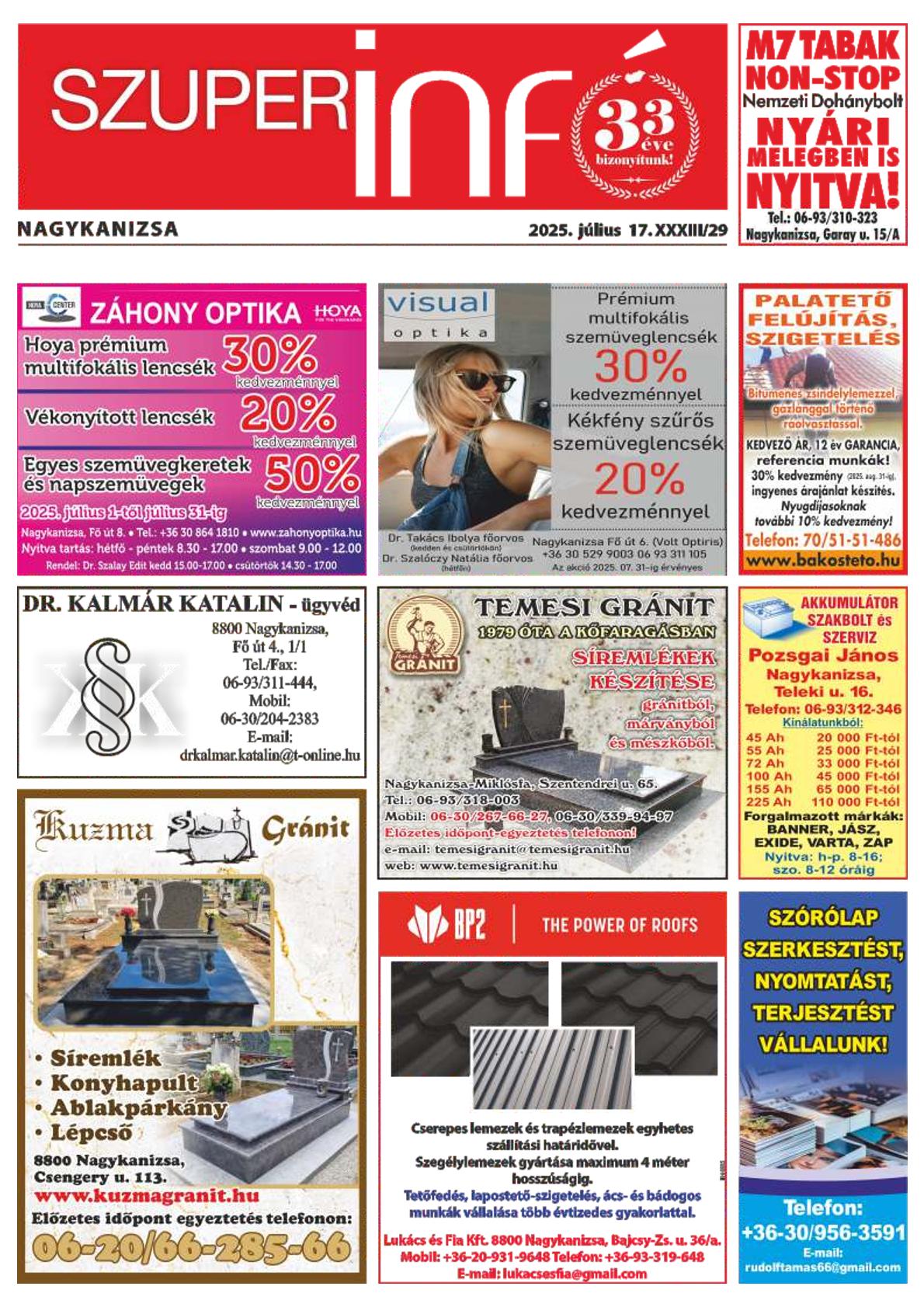 Nagykanizsa Szuperinfó