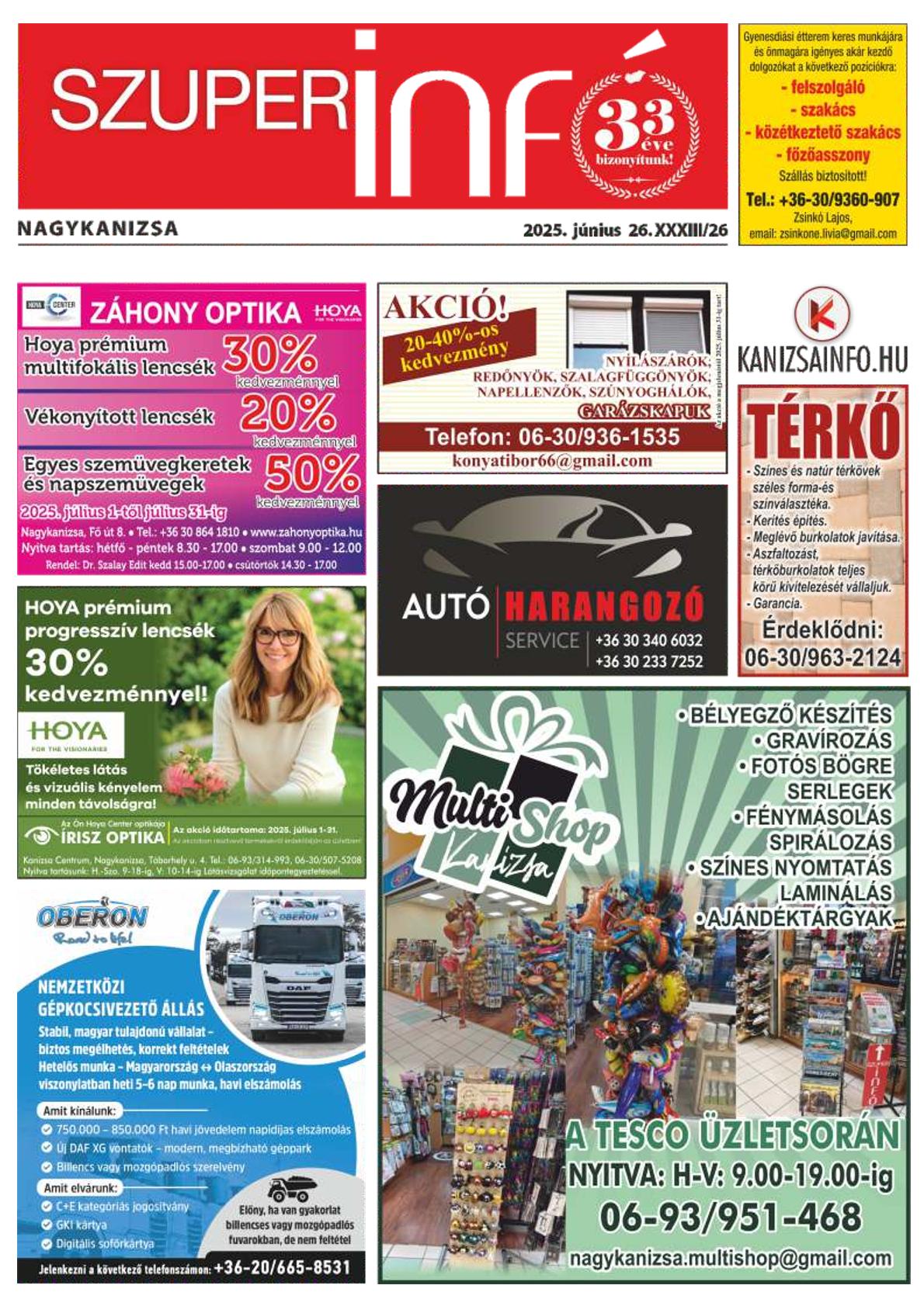 Nagykanizsa Szuperinfó