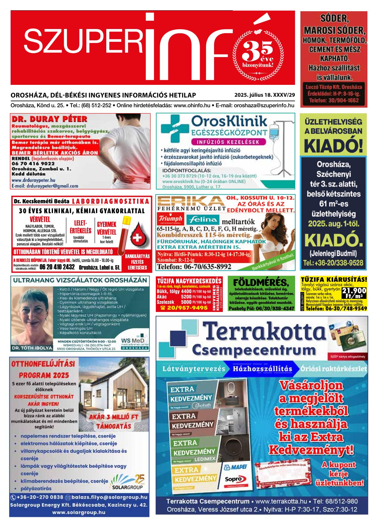 Orosháza, Dél-Békési Szuperinfó