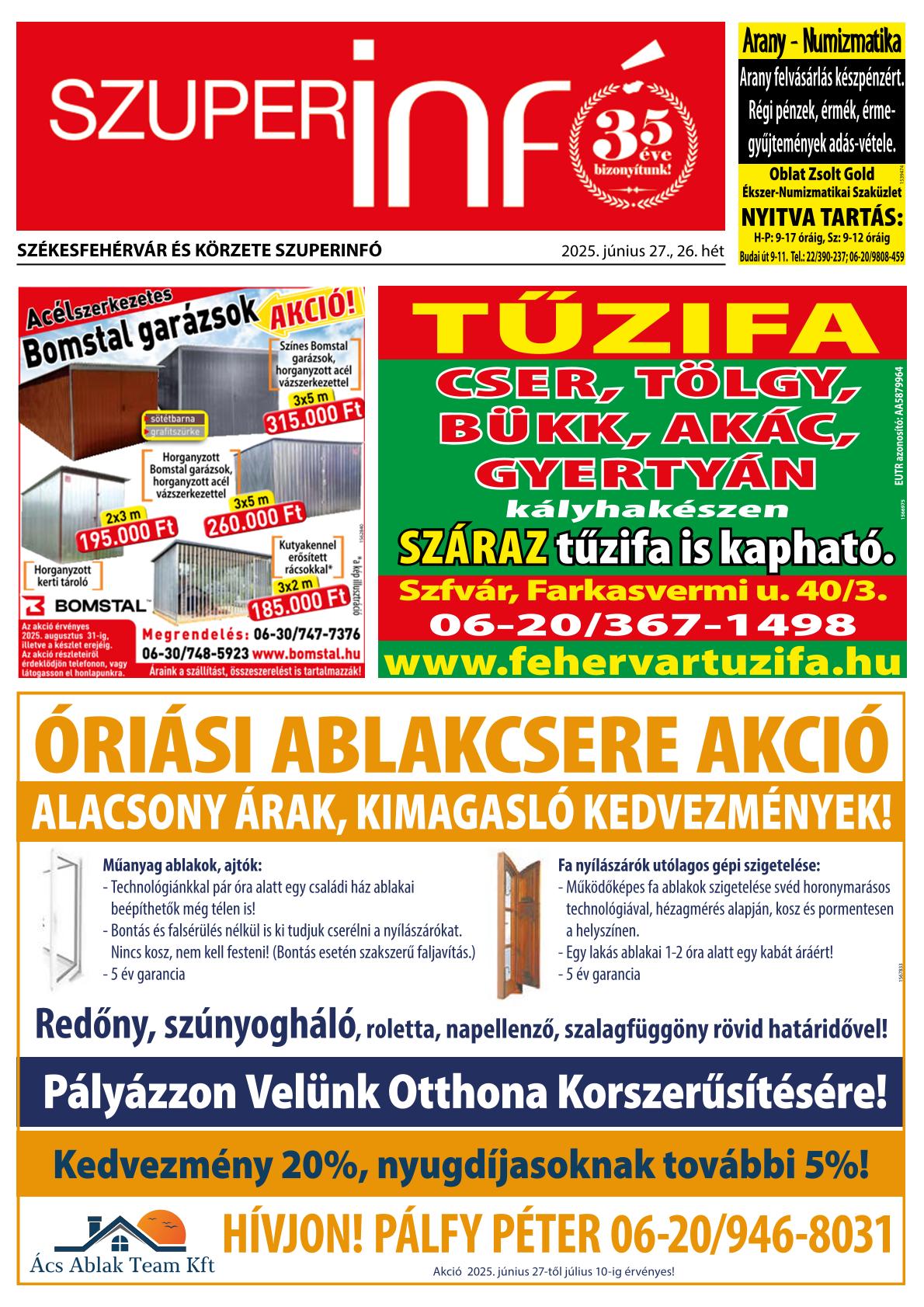 Székesfehérvár és Körzete Szuperinfó