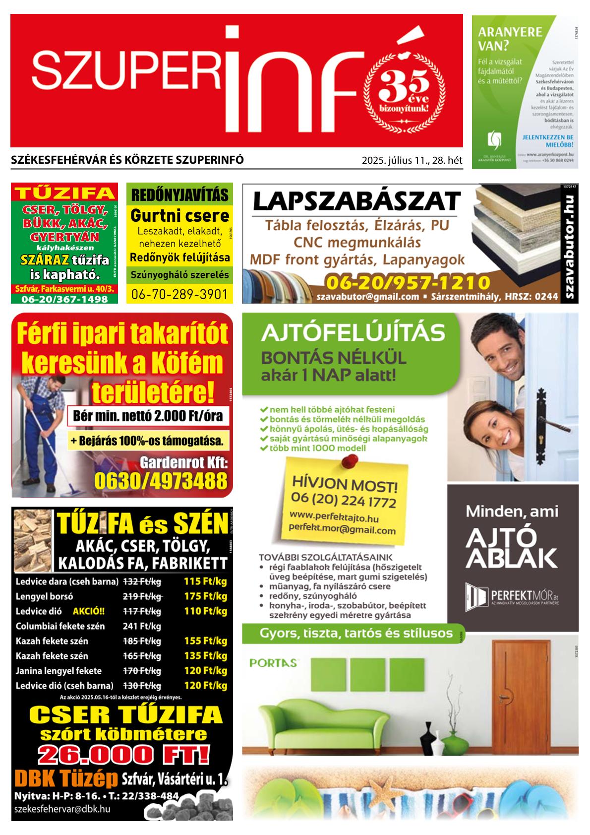 Székesfehérvár és Körzete Szuperinfó