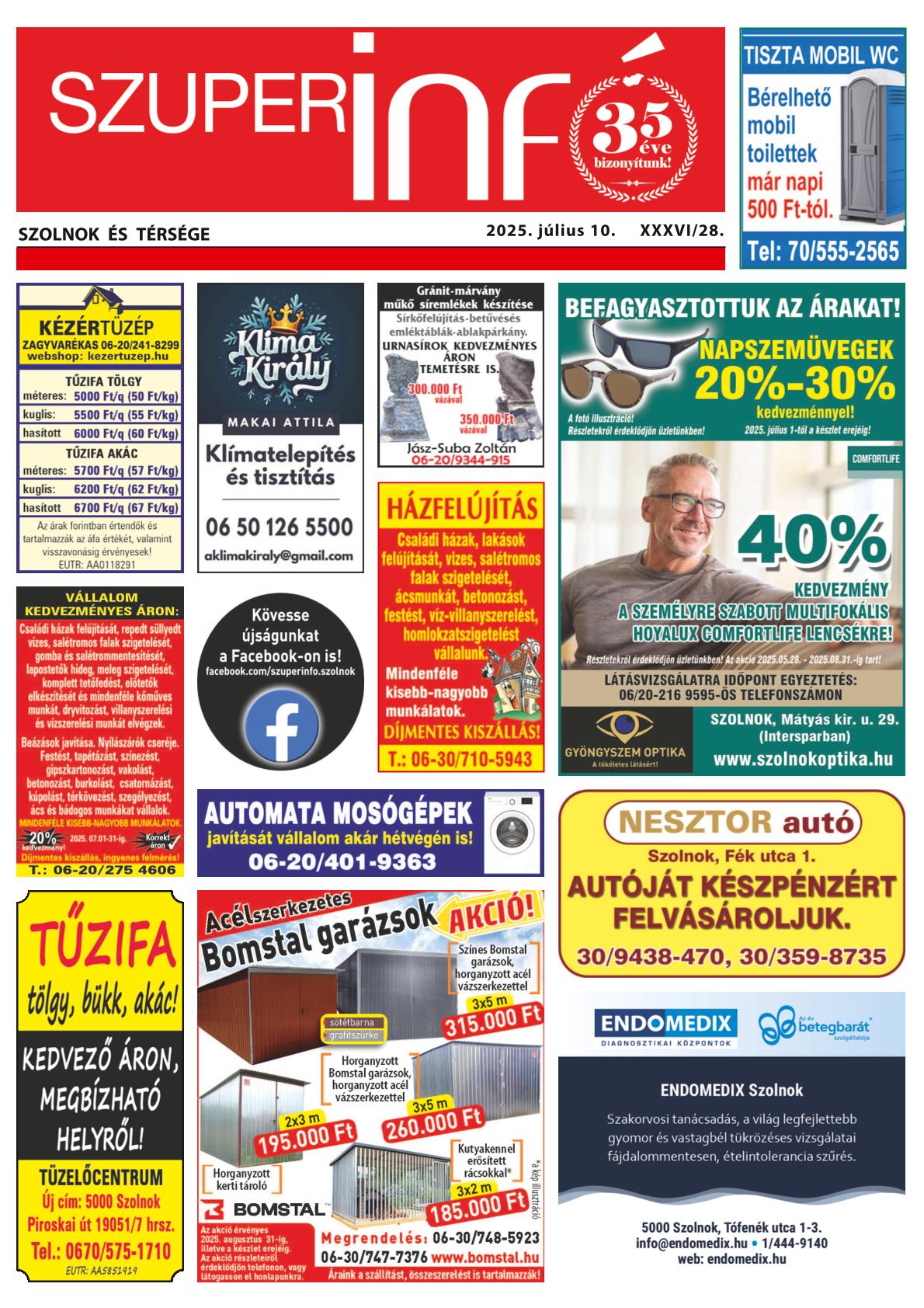 Szolnok és Térsége Szuperinfó