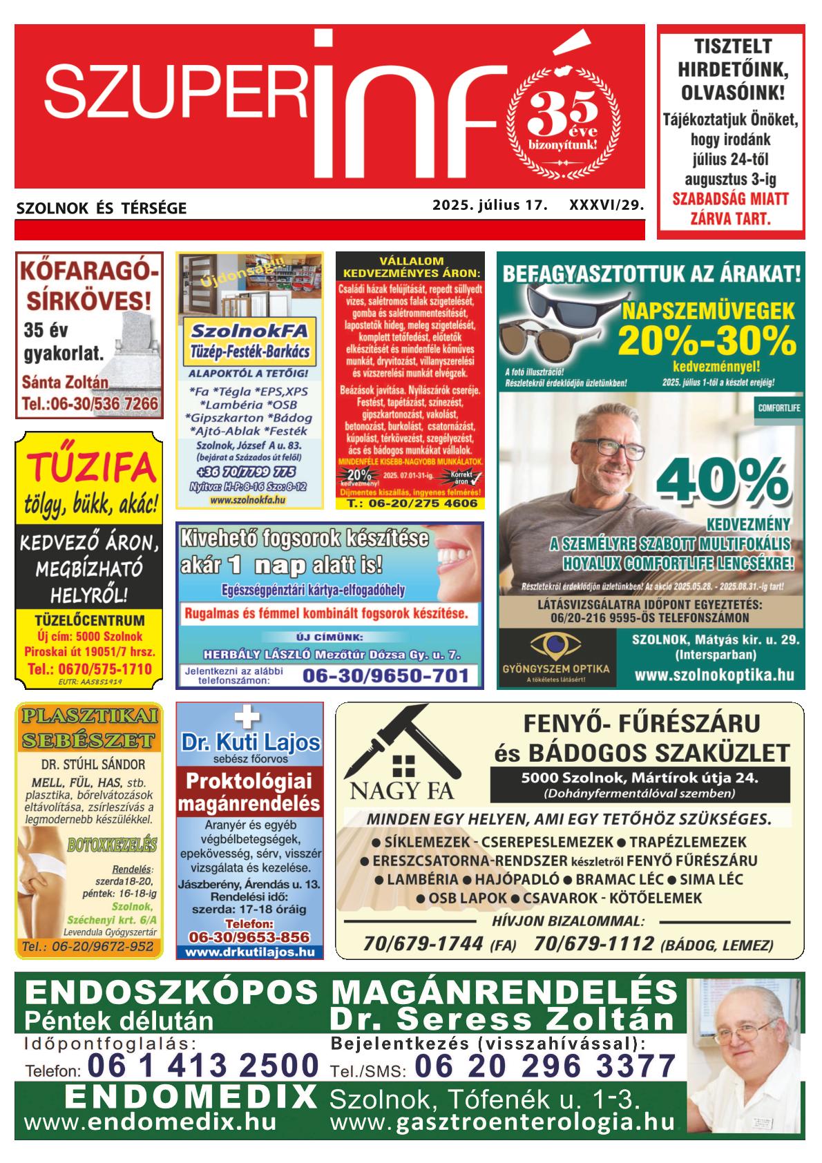 Szolnok és Térsége Szuperinfó
