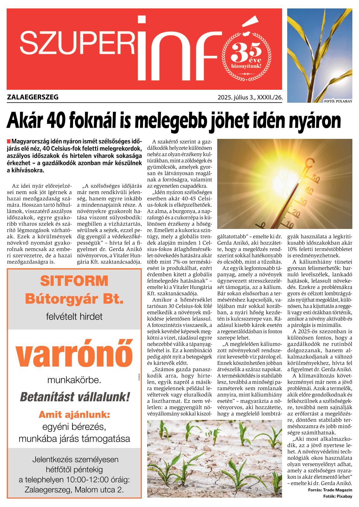 Zalaegerszeg Szuperinfó