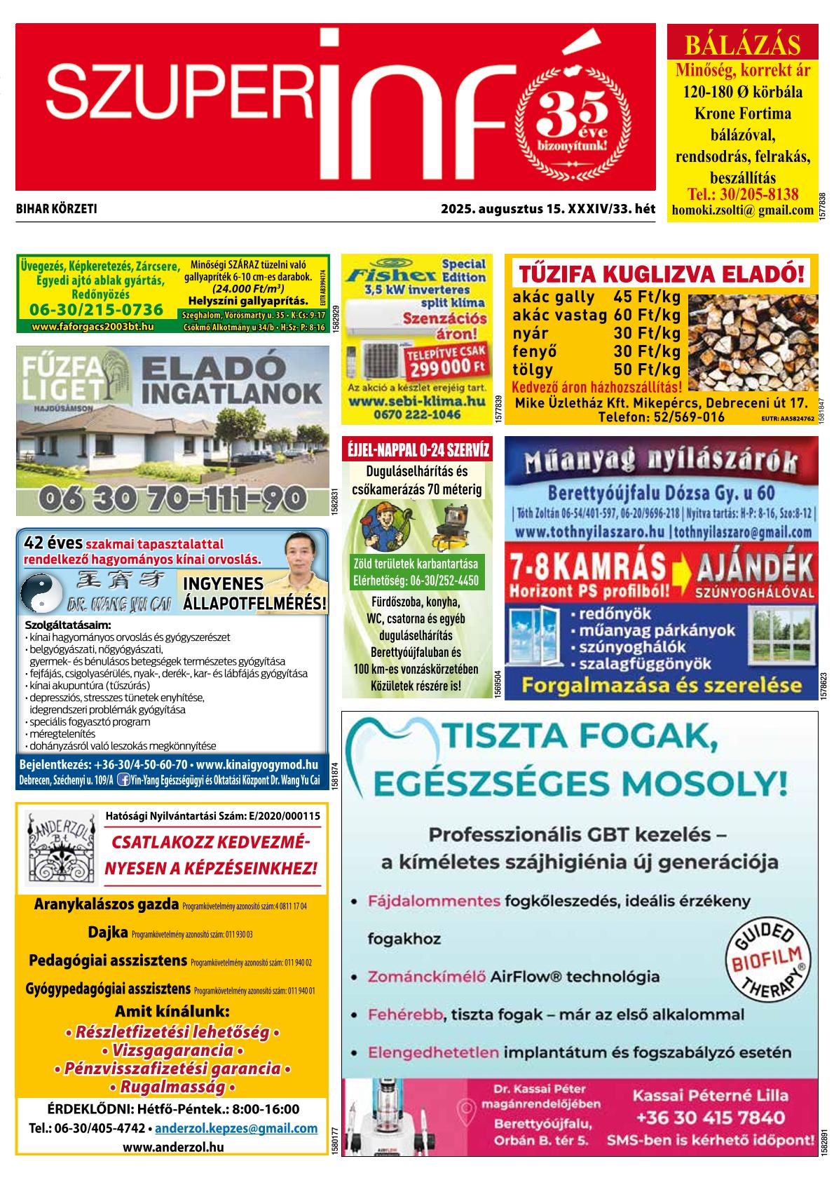 Bihar Körzeti Szuperinfó