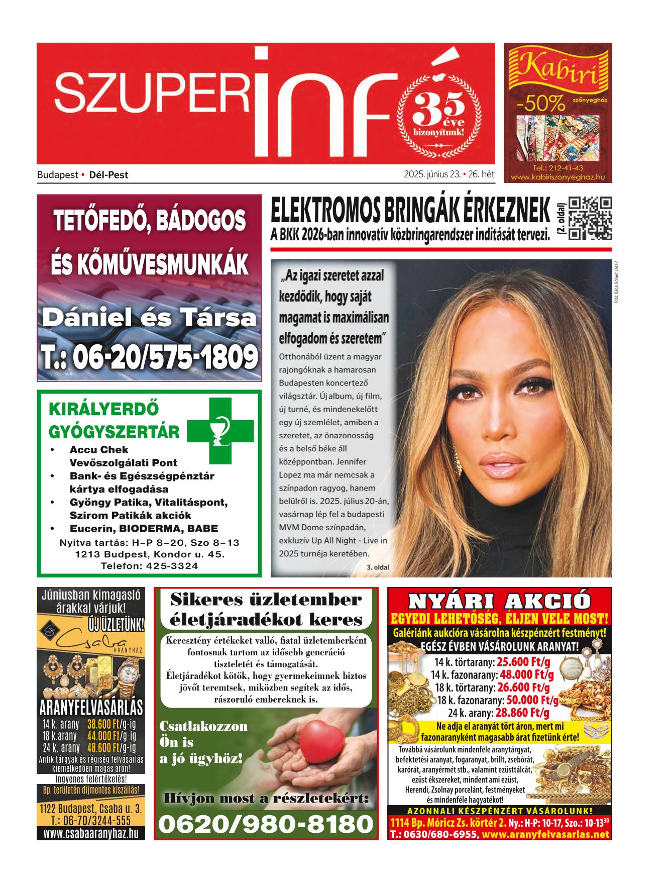 Budapest Dél-Pest Szuperinfó