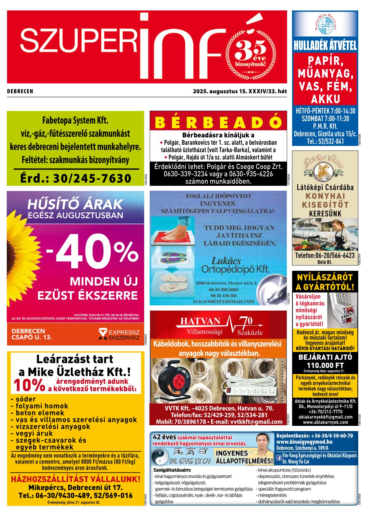 Debrecen Szuperinfó