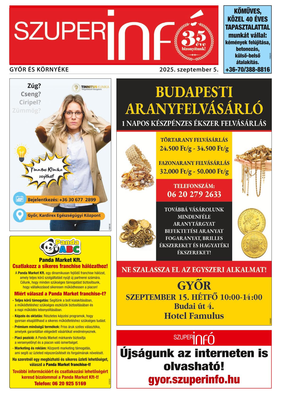 Győr és Környéke Szuperinfó
