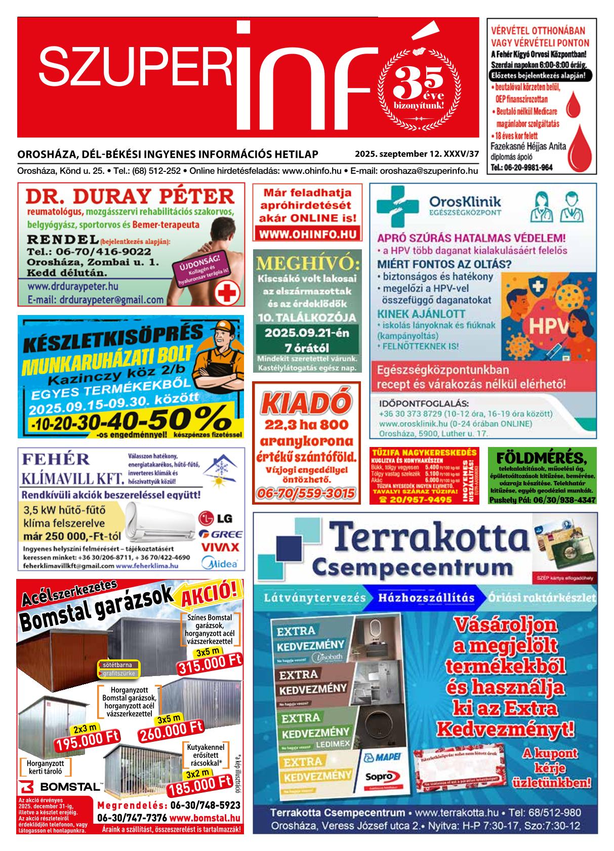 Orosháza, Dél-Békési Szuperinfó