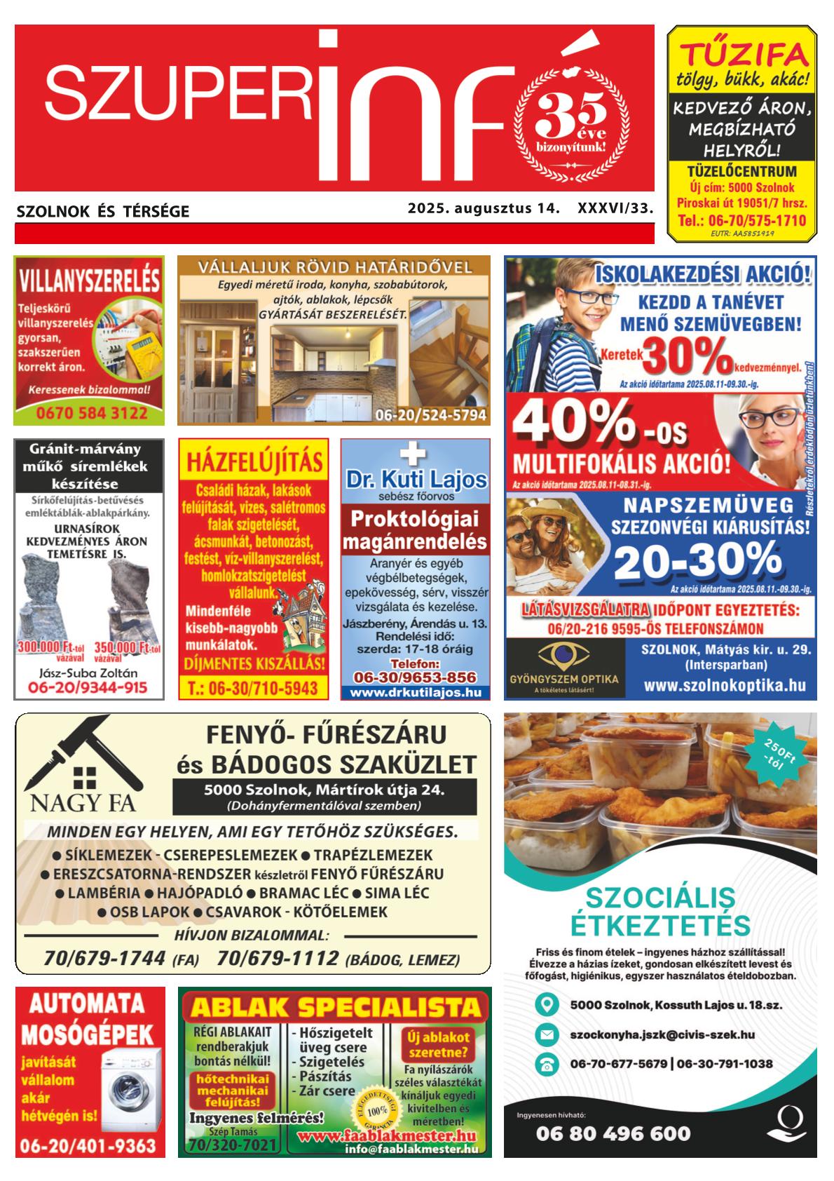 Szolnok és Térsége Szuperinfó