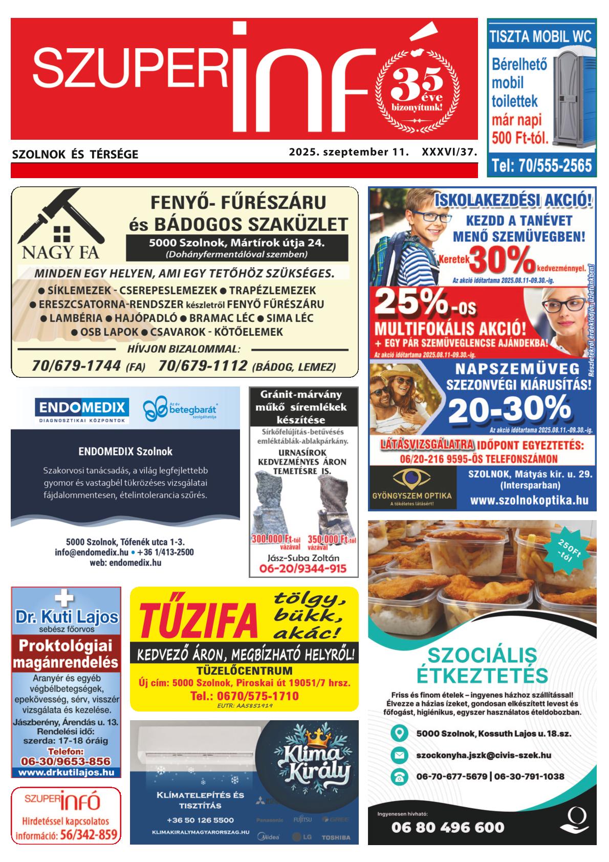Szolnok és Térsége Szuperinfó