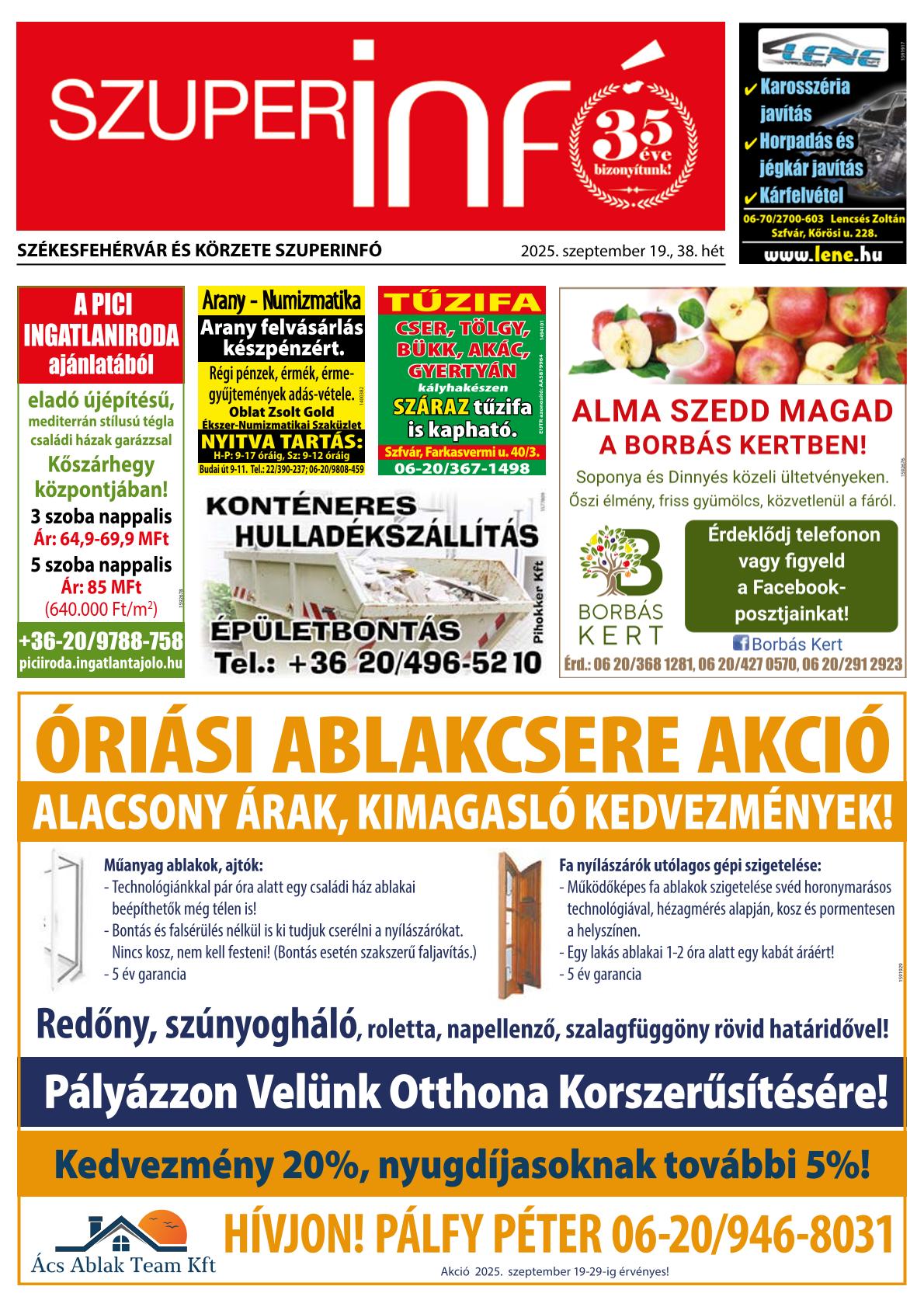 Székesfehérvár és Körzete Szuperinfó