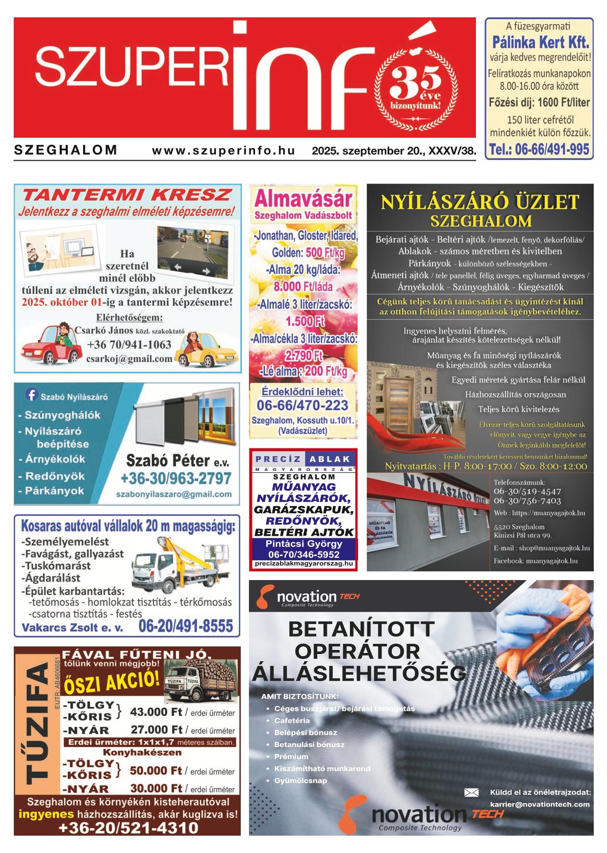 Szeghalom Szuperinfó