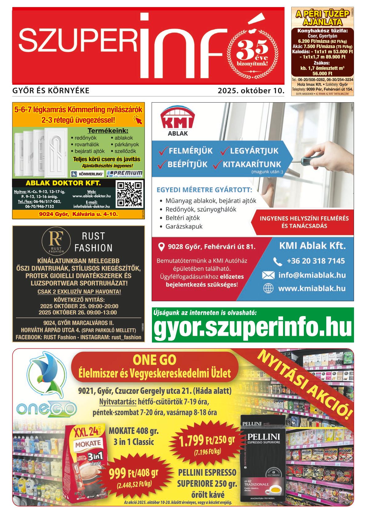 Győr és Környéke Szuperinfó