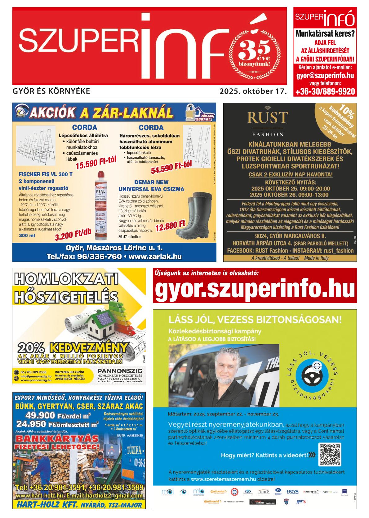 Győr és Környéke Szuperinfó