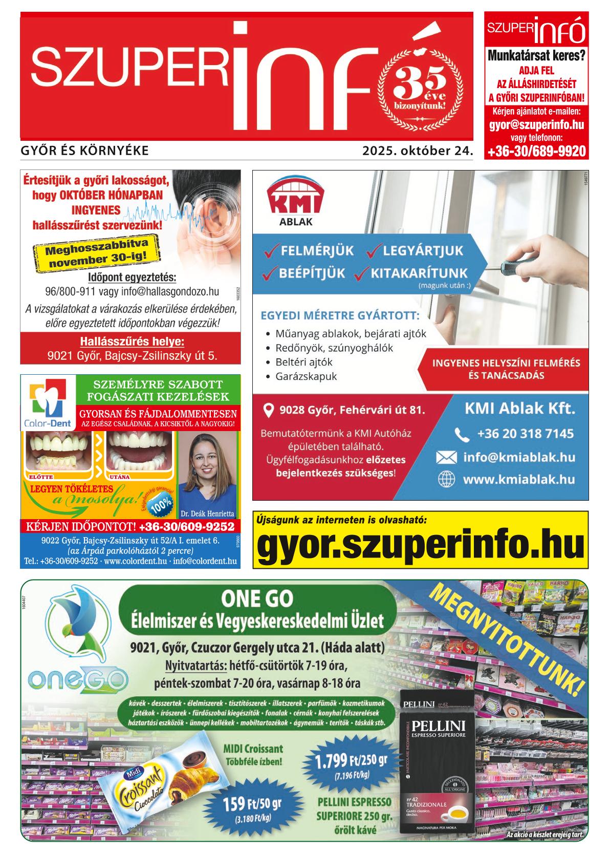 Győr és Környéke Szuperinfó