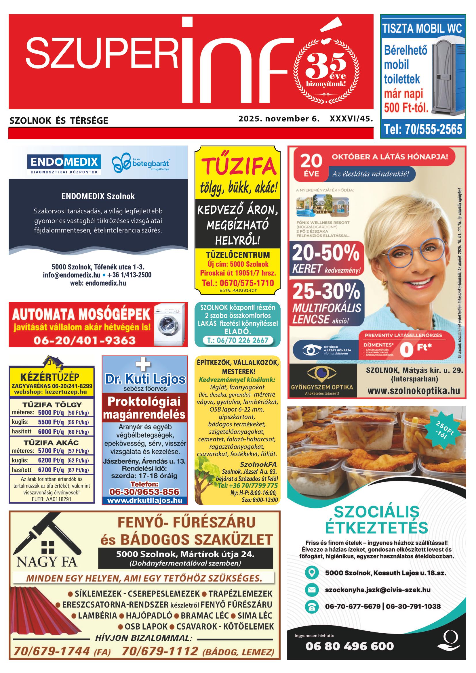 Szolnok és Térsége Szuperinfó