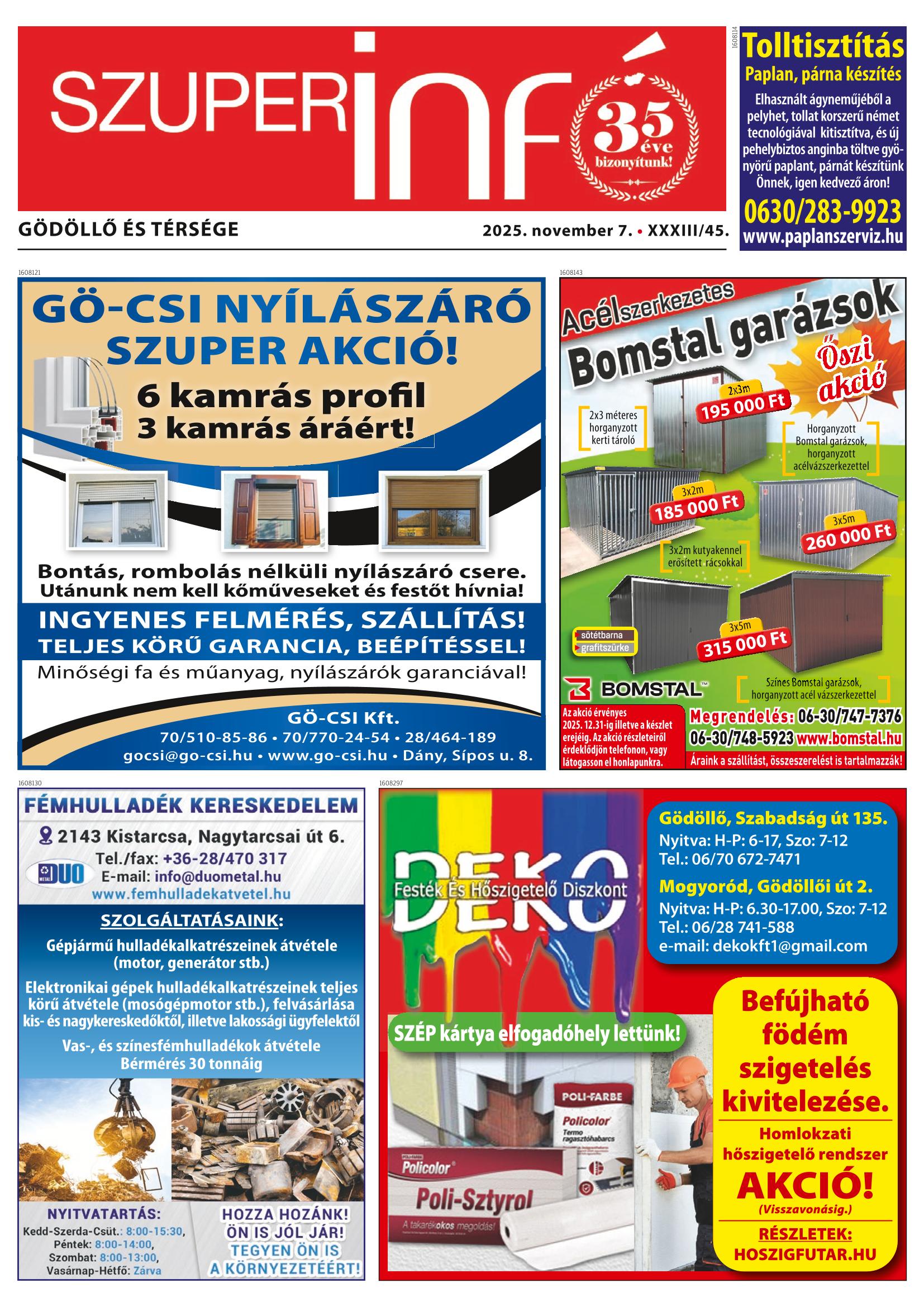 Gödöllő és Térsége Szuperinfó