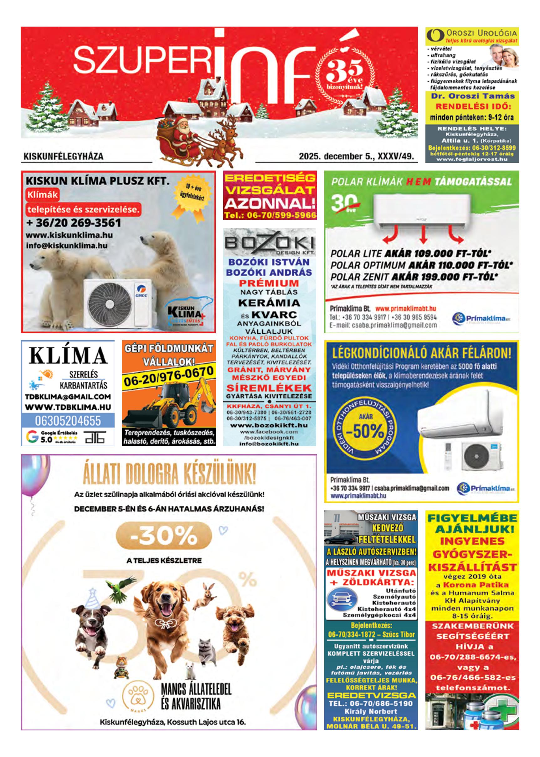 Kiskunfélegyháza Szuperinfó